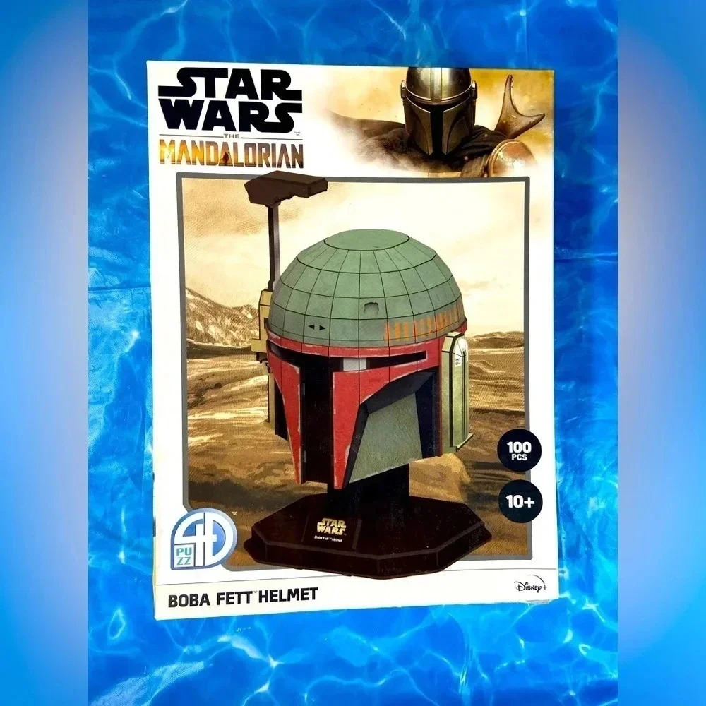 Star Wars - 4D Paper Model  Kit Boba Fett Helmet - New, Sealed